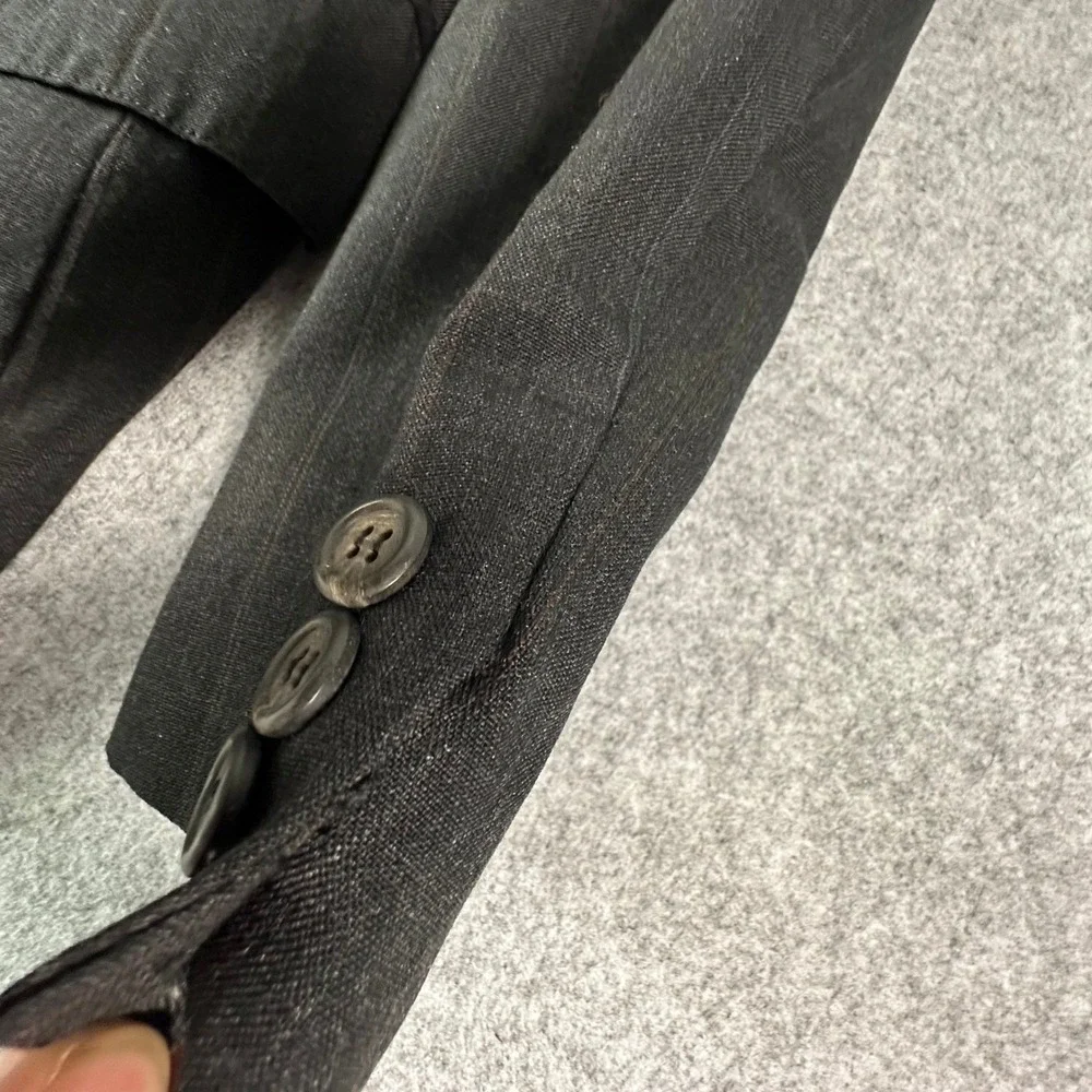 Polo University Club Ralph Lauren Blazer Mens 38R Charcoal Grey Pinstripe